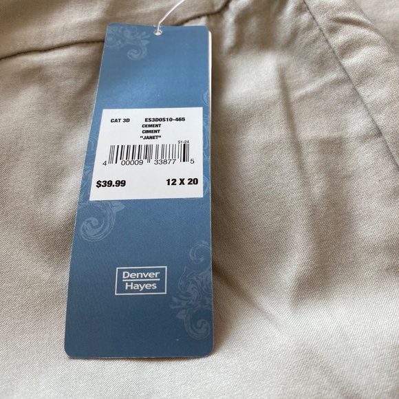 Denver Hayes Janet Capris Cement Colour Size 12 New With Tags - Picture 12 of 12